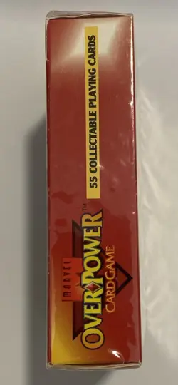 1995 FLEER MARVEL OVERPOWER CARD GAME LETHAL ALLIES FACTORY SEALED PLAYING DECK - Image 2