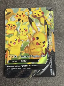 Pikachu V-Union [Set of 4] SWSH: Sword & Shield Promo Cards Holo - Image 2