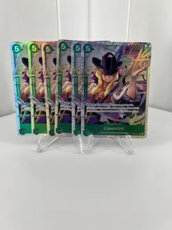 Cavendish EB01-012 SR Lot of 6 One Piece Card English - Image 1