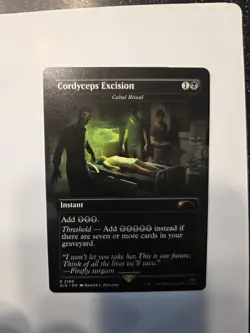 Cordyceps Excision Cabal Non Foil Secret Lair MTG PlayStation The Last of Us I - Image 1