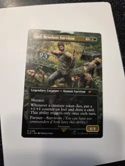 Joel, Resolute Survivor Non-Foil Secret Lair MTG PlayStation The Last of Us - Image 1