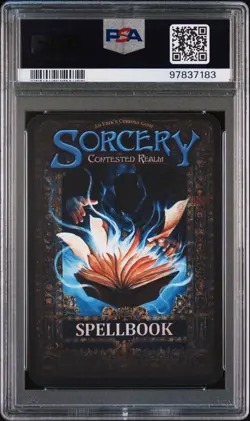 2023 Sorcery Contested Realm ALPHA Unique Courtesan Thais PSA 9 #7183 - Image 2