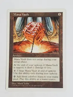 MTG Mana Vault (5th Edition/Artifact/R) - BGM - Image 1