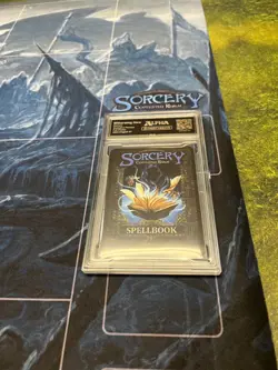 Sorcery Witherwing Hero Promo Frazetta FOIL Alpha Investments PCG Graded 9 - Image 5