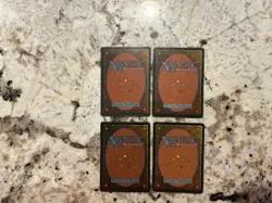 Snow-Covered Lands x4 - Magic the Gathering Ice Age Snow Covered Lands HP - Image 2