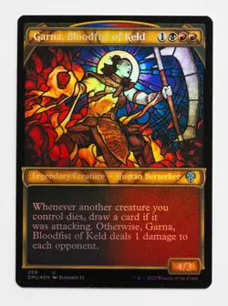 MTG Commander: Dominaria United - Garna, Bloodfist of Keld - 299 Uncommon Foil - Image 1