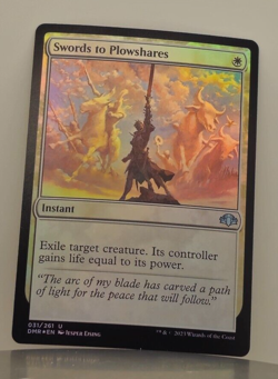 Foil - Swords to Plowshares - Dominaria Remastered - DMR - 31/261 - MTG - Image 1