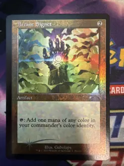 Arcane Signet Retro Foil MTG Promo - NM - - Image 1