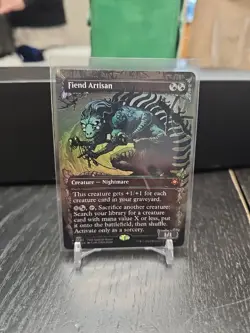 Fiend Artisan Borderless Foil Foundations MTG MINT - Image 1