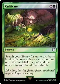Cultivate SURGE FOIL - 0724 - Uncommon - Fallout PIP MTG - Image 1