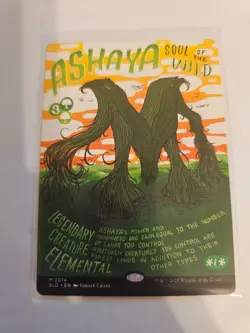 Ashaya, Soul of the Wild Borderless MTG Secret Lair Nm/M - Image 1