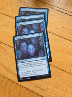 Mtg Propaganda X4; Commander - Image 1