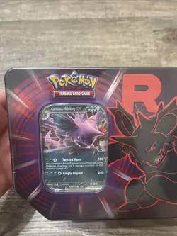 Pokemon TCG Fall Team Rockets Tin Nidoking FACTORY SEALED Destined Rivals & JT - Image 4