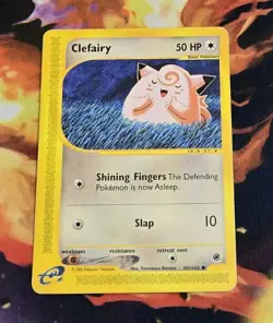 Pokemon TCG Clefairy Expedition Base Set 101/165 Regular Common - Image 1