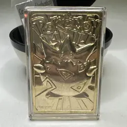 Pokemon Togepi 23k Gold Plated Trading Card Burger King Promo Vintage 1999 - Image 2