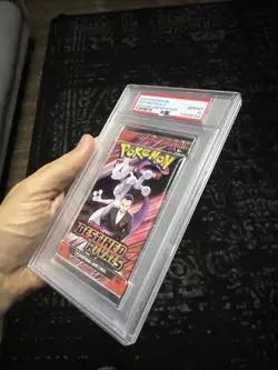 PSA 10 Destined Rivals Giovanni And Mewtwo Graded Pokemon Booster Pack 2025 - Image 4