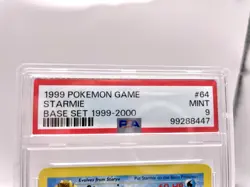 1999-2000 Pokemon Base Set 4th Print Starmie 64/102 PSA 9 Mint - Image 2