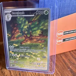 Pokemon TCG Sawsbuck 092/086 Illustration Rare White Flare MINT/NM - Image 5