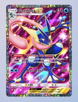 Pokemon Tcg Pocket Trade 2 Star Greninja ex (Read description) - Image 1