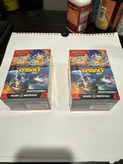 Surging Sparks Booster Bundle X2 Factory Sealed Pokemon TCG Nm Fast Shipping - Image 1