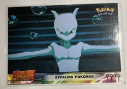 Pokemon Mewtwo Strikes Back STEALING POKEMON #27 Blue Logo - Image 1