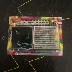 Pokemon The Temple of Mewtwo Pokemon Topps Mewtwo Strikes Back 18 Blue Logo - Image 2