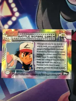 Pokemon TCG Battle Before Lunch Pokemon Topps Mewtwo Strikes Back #10 - Image 2