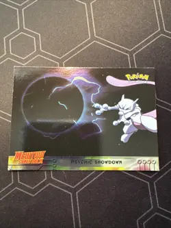 Pokemon TCG Psychic Showdown Pokemon Topps Mewtwo Strikes Back 33 Holo - Image 1