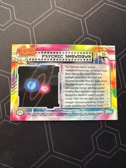 Pokemon TCG Psychic Showdown Pokemon Topps Mewtwo Strikes Back 33 Holo - Image 5