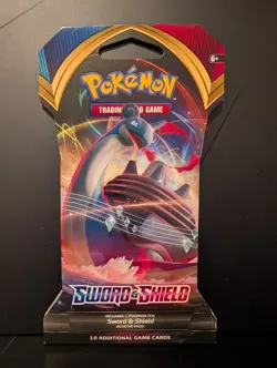 Pokemon Sword and Shield Base Sleeved Boosters Art Set of 4 - Factory Sealed - Image 2