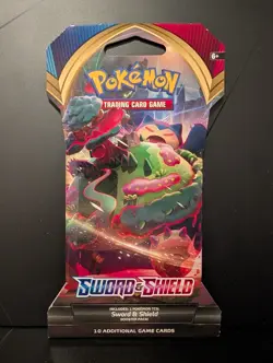 Pokemon Sword and Shield Base Sleeved Boosters Art Set of 4 - Factory Sealed - Image 4