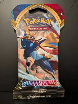 Pokemon Sword and Shield Base Sleeved Boosters Art Set of 4 - Factory Sealed - Image 5