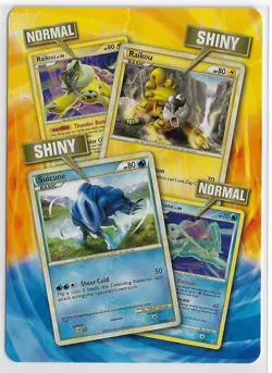 POKEMON TCG HeartGold & SoulSilver (HGSS) COLLECTOR'S TIN NM Rare PRODUCT INSERT - Image 3