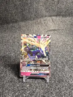 Pokemon TCG Xerneas GX SM Forbidden Light 90/131 Lightly Played Holofoil - Image 1