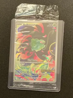 Pokemon TCG Bulbasaur 133/132 Illustration Rare Mega Evolutions Stamped Promo - Image 3