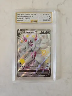 2021 Pokemon SWSH Grimmsnarl V Shining Fates #SV116 Graded 10 - Image 1