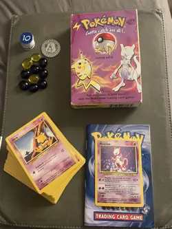 1999 Pokemon Zap Theme Deck WOTC Theme Deck Base Set Complete LP - NM Vintage - Image 1