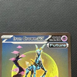 Iron Crown ex 206/162 Sv05: Temporal Forces Holo SIR Pokemon - Image 3