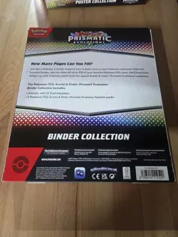 Pokemon Prismatic Evolutions Lot Binder & Poster Collections and 2 Pack Blister - Image 4