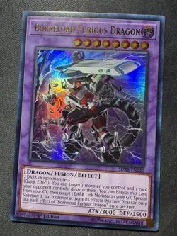 Borreload Furious Dragon Ultra Rare 1st Edition SDRR-EN042 Yugioh NM - Image 1