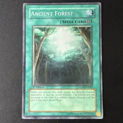 YUGIOH ANCIENT FOREST SUPER RARE ANPR-EN048 1ST EDITION - Image 2