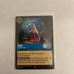 Disney Lorcana Kida Creative Thinker 164/204 Archazia Island Rare Card Non-Foil - Image 1