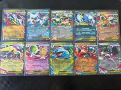Pokemon TCG - Mega Evolution EX Double Rare - Complete EX Set - 10 Card Lot - Image 1