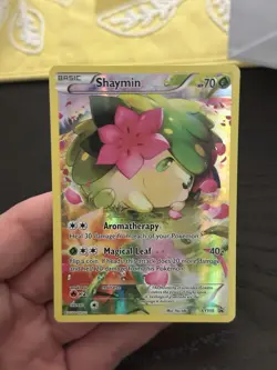 Shaymin Pokemon X&Y Black Star Promo XY115 Full Art NM-MT Clean Card Near Mint - Image 1