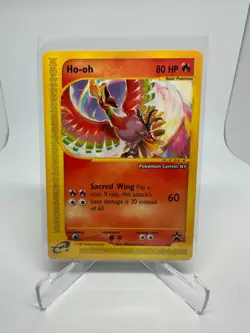 Ho-Oh # 52 WOTC Black Star PROMO "Pokemon Center NY" Stamped Card 3 LP+ - Image 1
