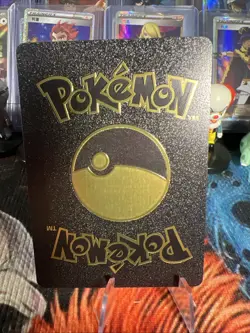Shining Charizard GX Black Foil Fan Art Vinyl Textured Collector Pokemon Card - Image 2