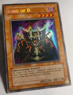 Yu-Gi-Oh TCG Lord Of D. BPT-004 Limited Edition Secret Rare Card LP Nm - Image 1