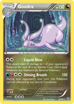 Goodra 60/98 - Holo - Ancient Origins - Pokemon Card - NM - Image 1