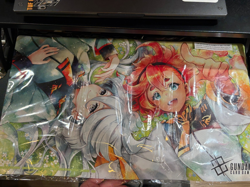 Gundam TCG Playmat & Card Suletta & Miorine Bandai Card Games Fest 2025 GCGF - Image 1