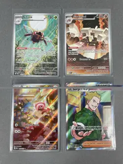 Mega Evolution Pokemon Card Lot Illustration Rare & Full Art NM Stufful Ninjask - Image 1